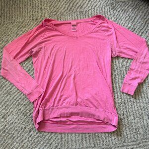 PINK Long Sleeve Y2K Top!